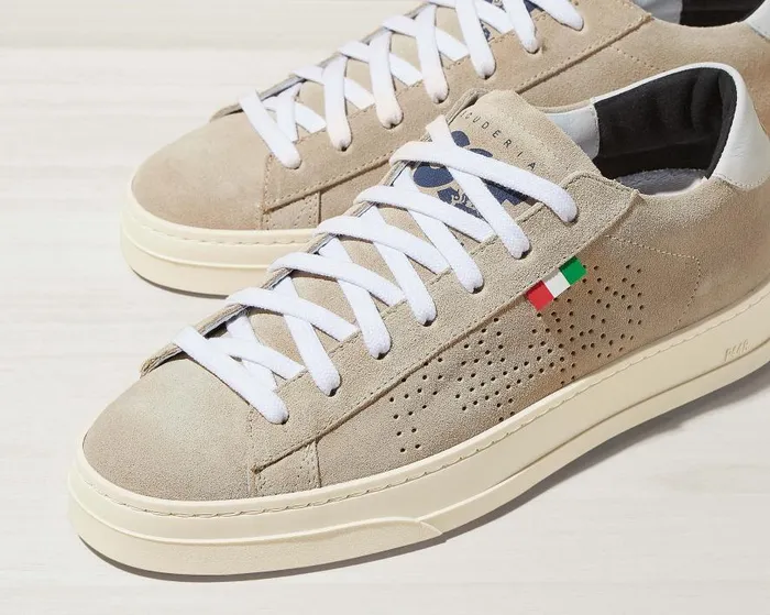 Low Tops Mens P448 Jack BeigeWhite