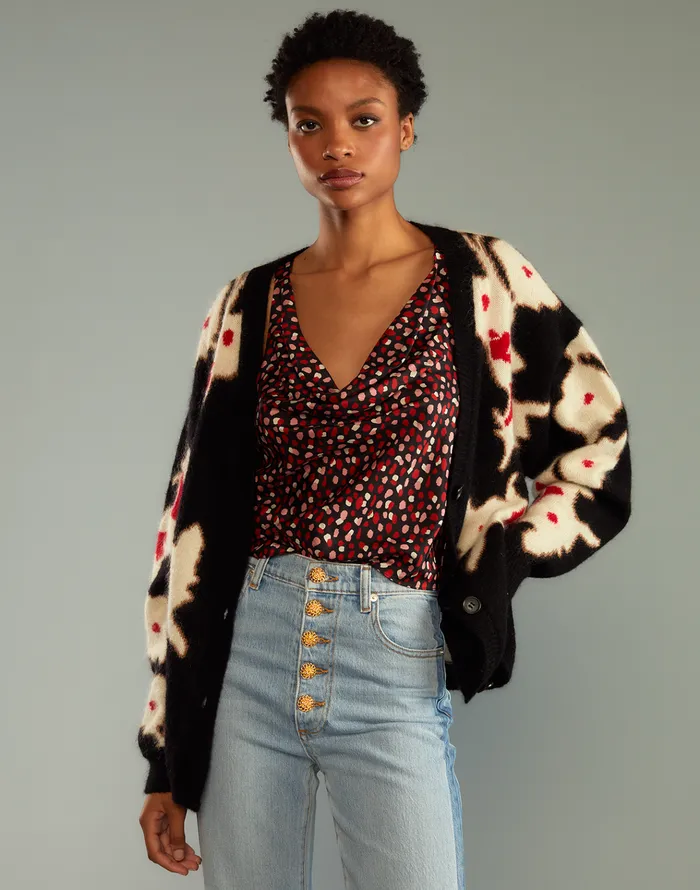 Lya Silk Blouse 8211 Blrdpk Women Cynthia Rowley Tops