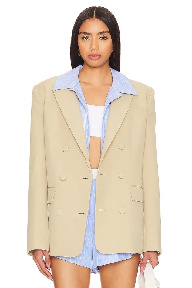 Lyra Blazer Sage Green Women Lovers and Friends Jackets and Coats