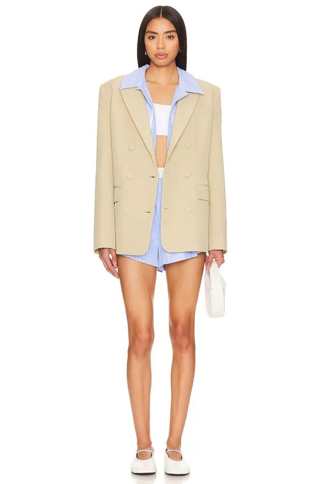 Lyra Blazer Sage Green Women Lovers and Friends Jackets and Coats