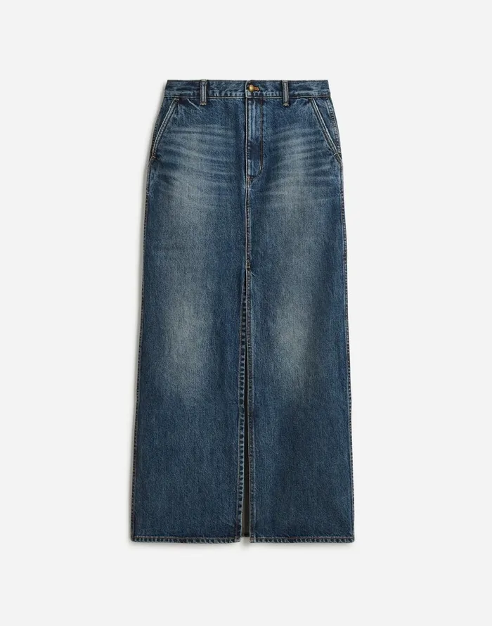 Madewell Alexa Chung For Madewell Denim Maxi Skirt In Croswell Wash Croswell Wash Women Skirts