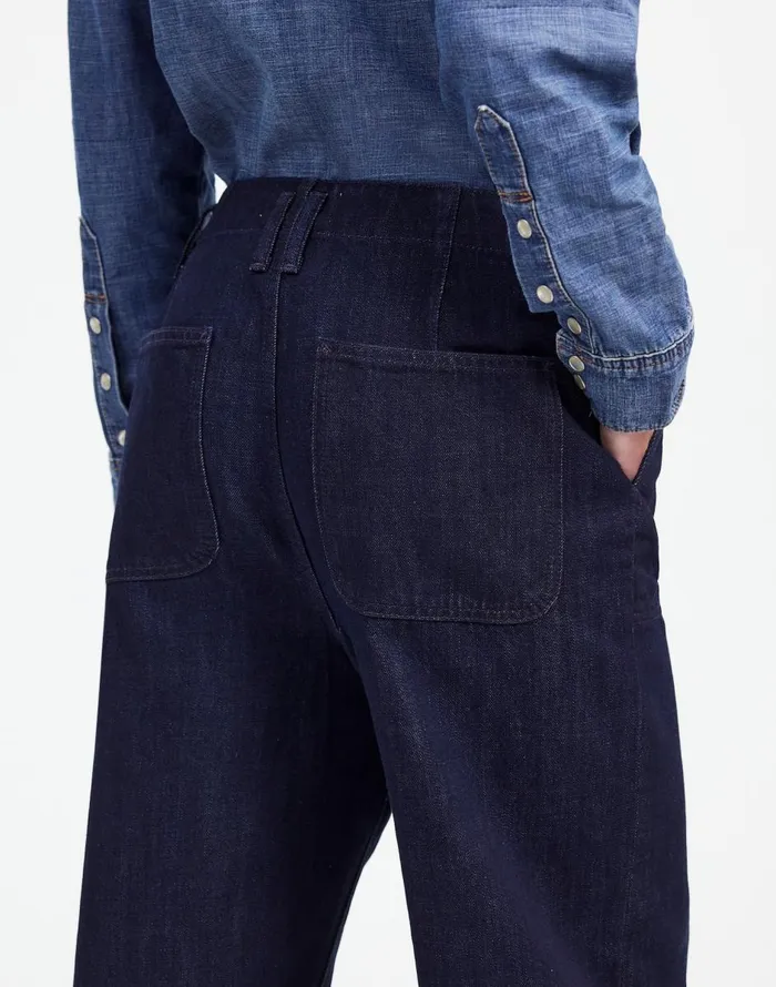 Madewell Alexa Chung For Madewell Workwear Jeans Rinse Wash Women Jeans