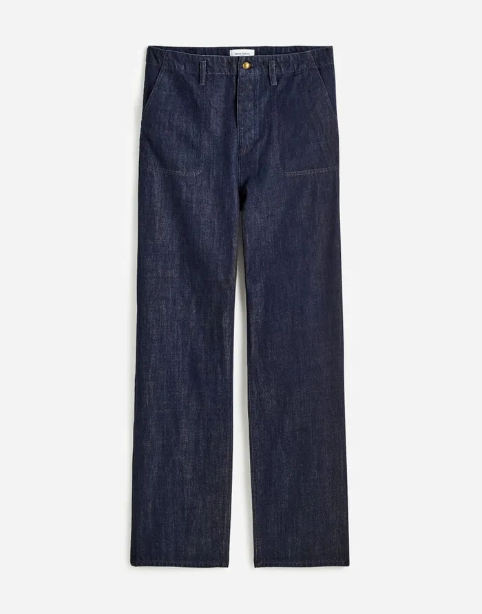 Madewell Alexa Chung For Madewell Workwear Jeans Rinse Wash Women Jeans
