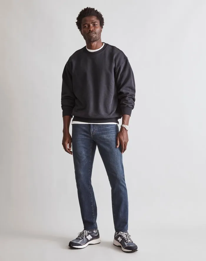 Madewell Athletic Slim Jeans COOLMAX Denim Edition Leeward Wash Men Jeans