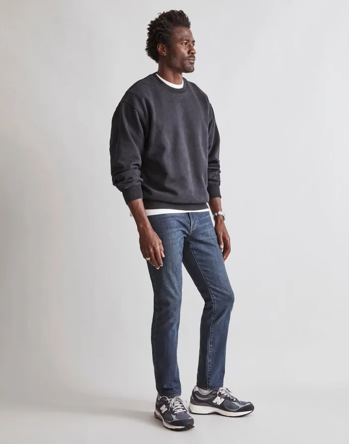 Madewell Athletic Slim Jeans COOLMAX Denim Edition Leeward Wash Men Jeans