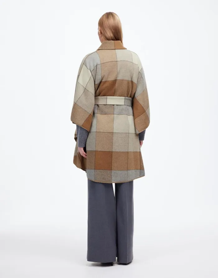 Madewell Belted Caplet Soft Fawn Women Coats Jackets