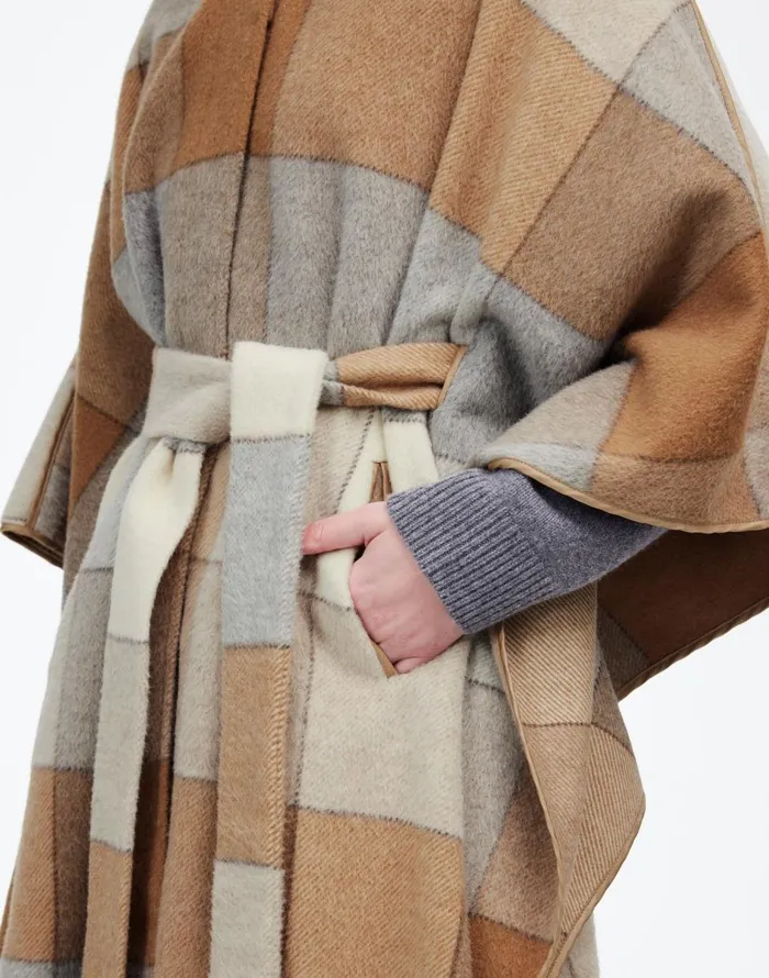 Madewell Belted Caplet Soft Fawn Women Coats Jackets