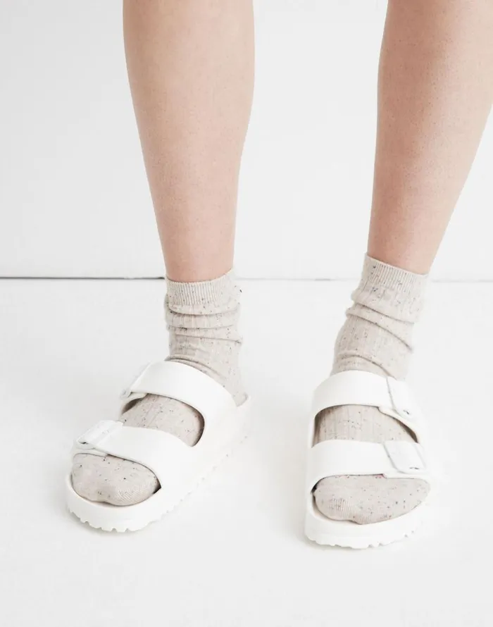 Madewell Birkenstock Arizona EVA Sandals White Women Sandals
