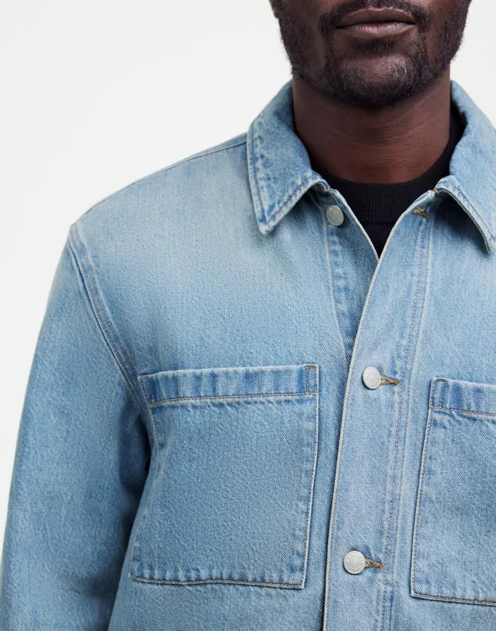 Madewell Denim ShirtJacket In Jamestown Wash Jamestown Wash Men Shirts