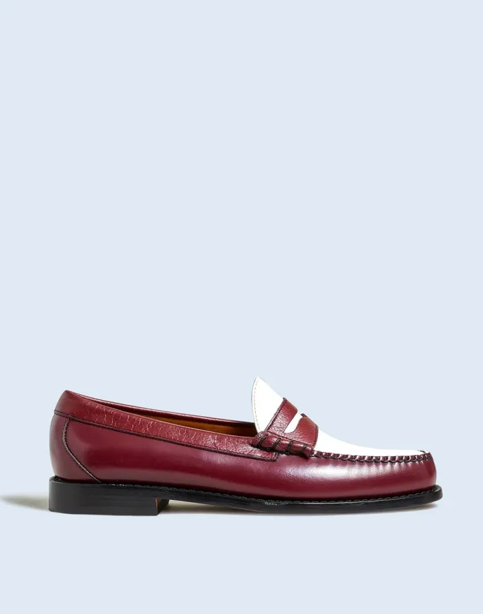 Madewell Madewell X GHBASS Larson Weejuns Loafers Wine White Men Dress Shoes and Loafers Madewell Madewell X GHBASS Larson Weejuns Loafers Wine White Men Dress Shoes and Loafers