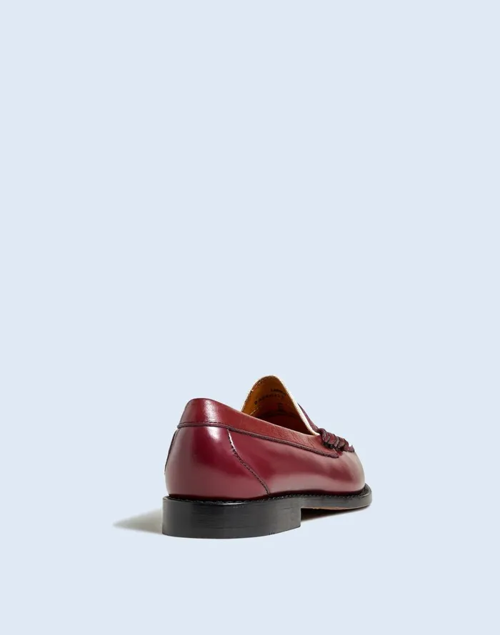 Madewell Madewell X GHBASS Larson Weejuns Loafers Wine White Men Dress Shoes and Loafers
