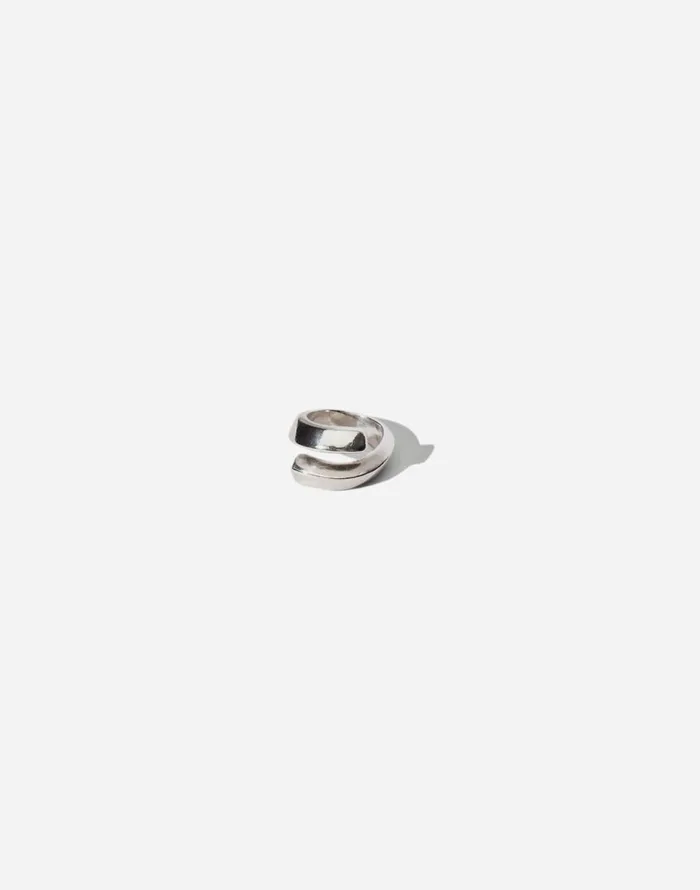 Madewell Maslo Jewelry Wrap Ring Sterling Silver Silver Women Jewelry