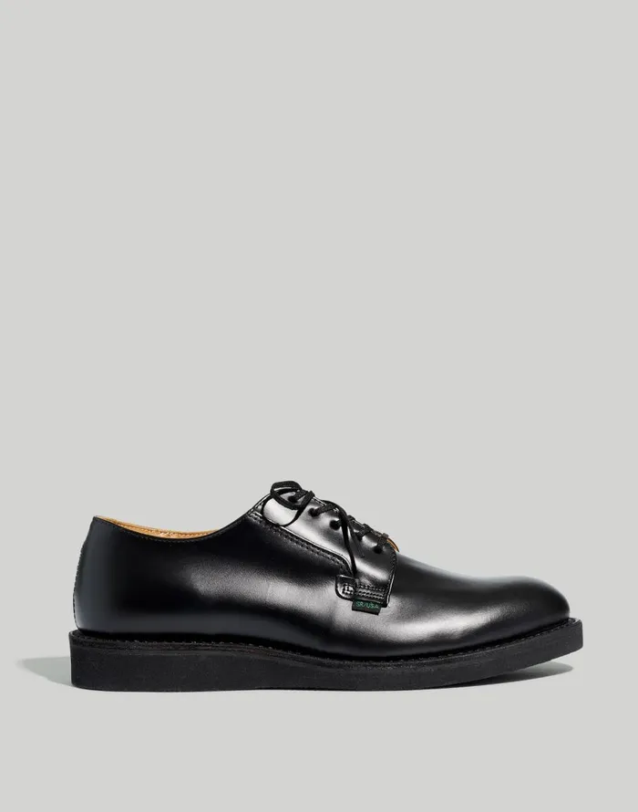 Madewell Red Wing Postman Oxfords Black Leather Men Dress Shoes and Loafers