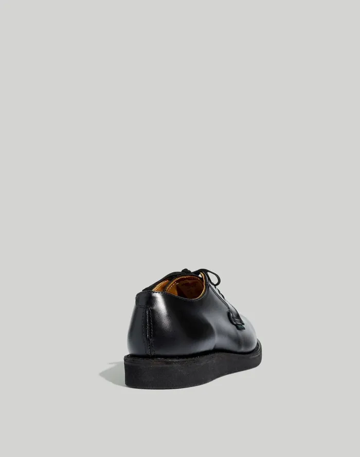 Madewell Red Wing Postman Oxfords Black Leather Men Dress Shoes and Loafers