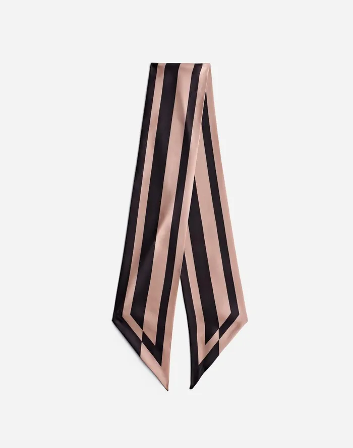 Madewell Silk Twill Tie Soft Fawn Women Scarves