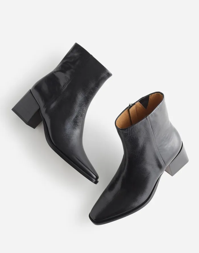 Madewell The Ardin Ankle Boot True Black Women Boots