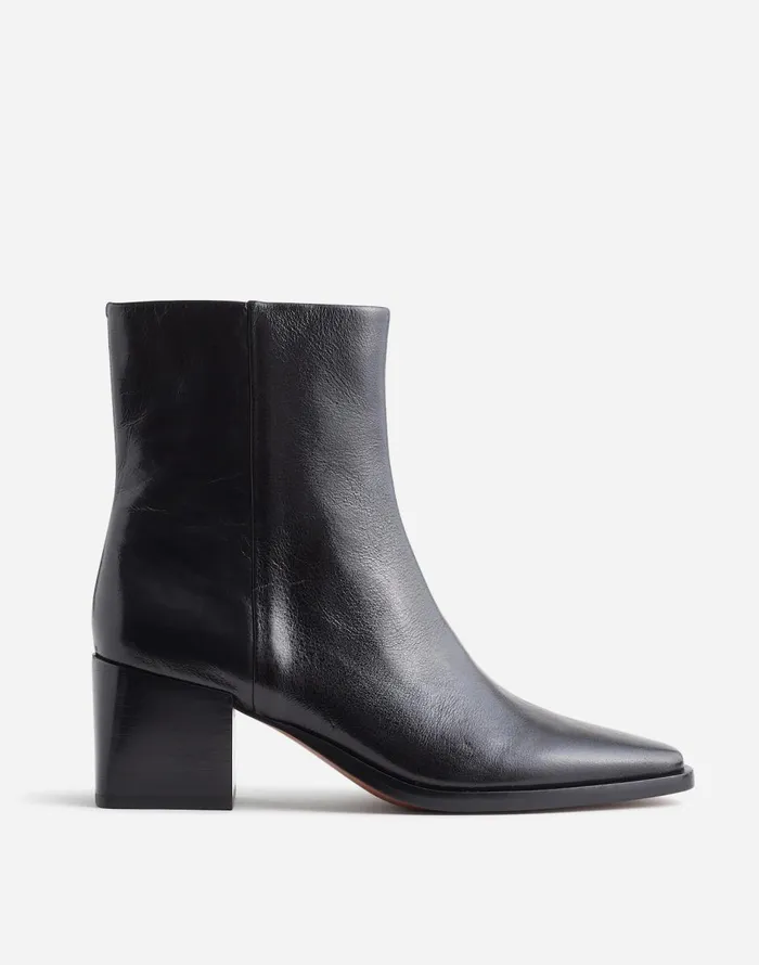 Madewell The Ardin Ankle Boot True Black Women Boots