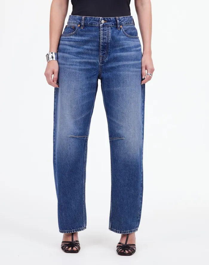 Madewell The Curvy Darted BarrelLeg Jean In Irmo Wash Irmo Wash Women Jeans