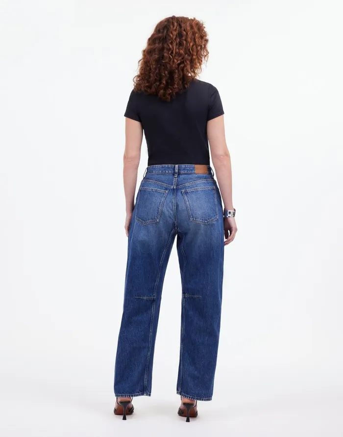 Madewell The Curvy Darted BarrelLeg Jean In Irmo Wash Irmo Wash Women Jeans