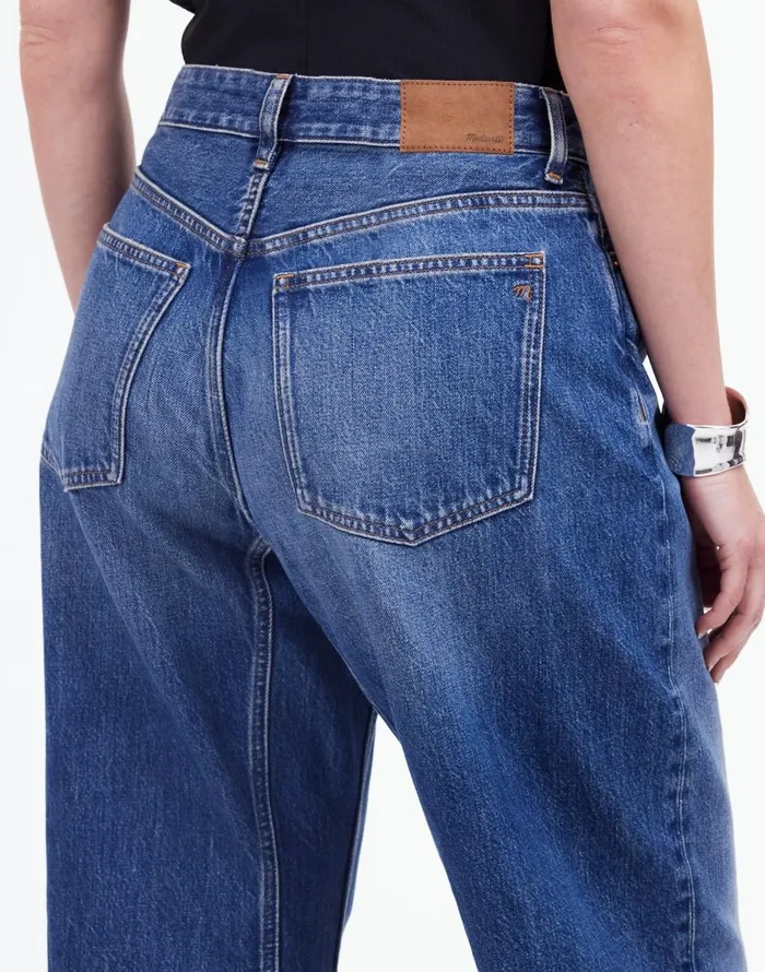 Madewell The Curvy Darted BarrelLeg Jean In Irmo Wash Irmo Wash Women Jeans