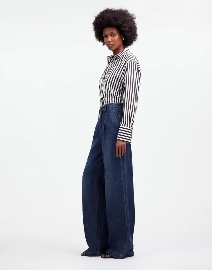 Madewell The Harlow WideLeg Jean Airy Denim Edition Fieldale Wash Women Jeans