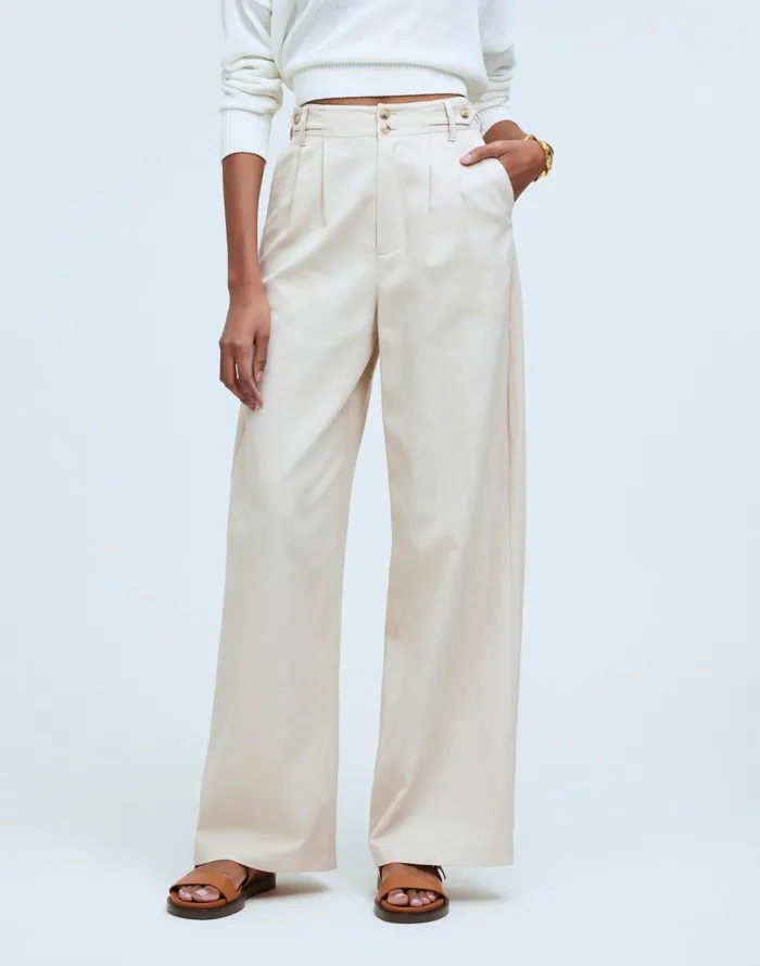 Madewell The Harlow WideLeg Pant Harvest Moon Women Pants