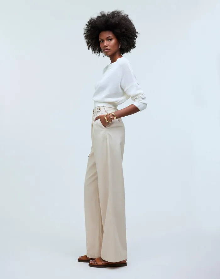 Madewell The Harlow WideLeg Pant Harvest Moon Women Pants