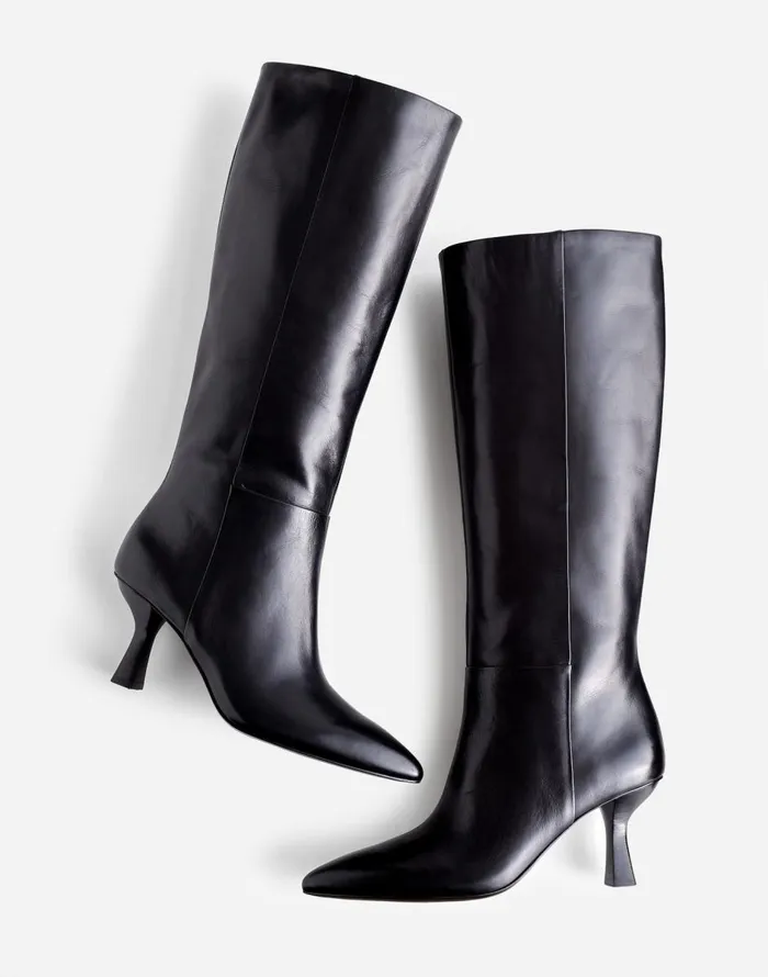 Madewell The Justine Knee Boot True Black Women Boots