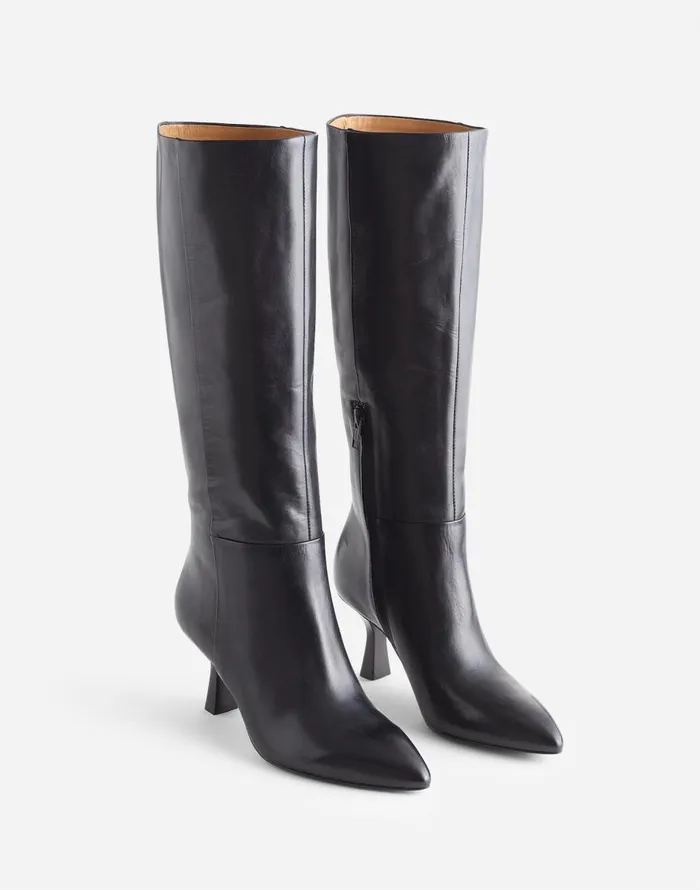 Madewell The Justine Knee Boot True Black Women Boots