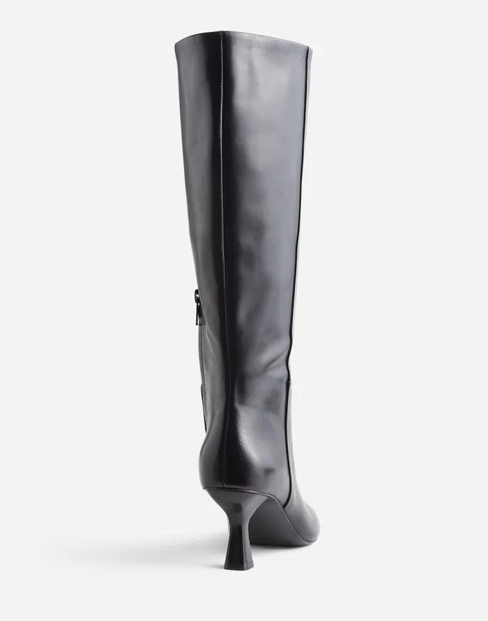 Madewell The Justine Knee Boot True Black Women Boots