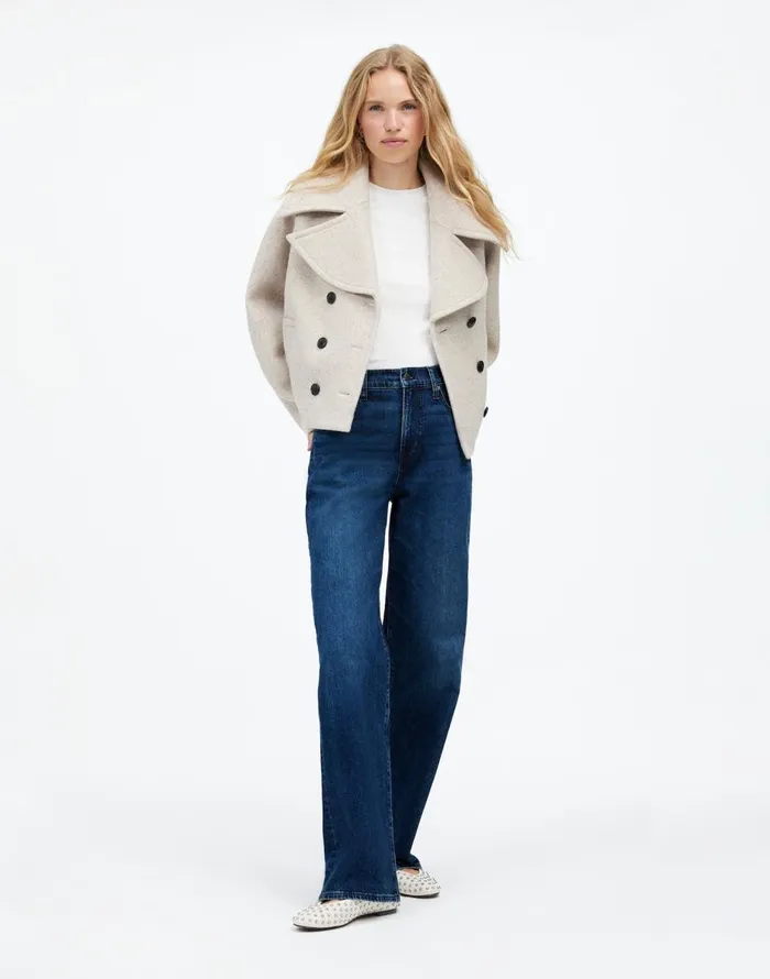 Madewell The Perfect Vintage WideLeg Jean Nighthawk Wash Women Jeans