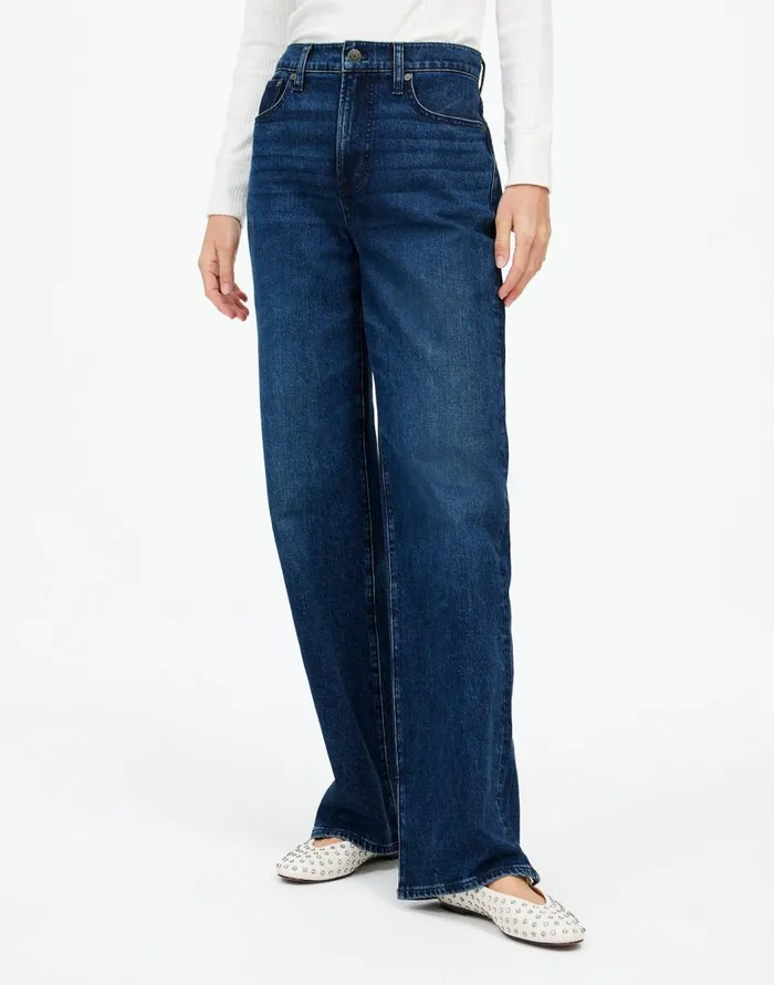 Madewell The Perfect Vintage WideLeg Jean Nighthawk Wash Women Jeans