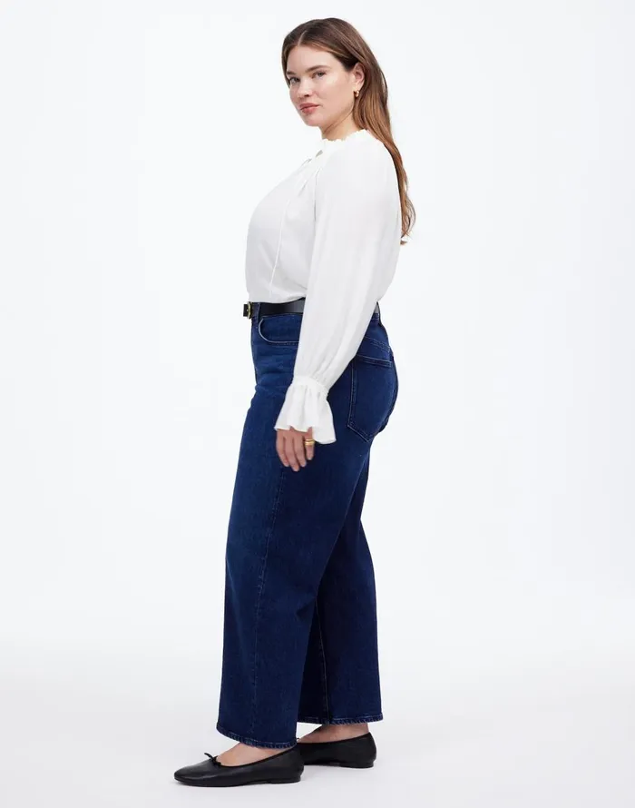 Madewell The Plus Perfect Vintage WideLeg Jean Nighthawk Wash Women Jeans