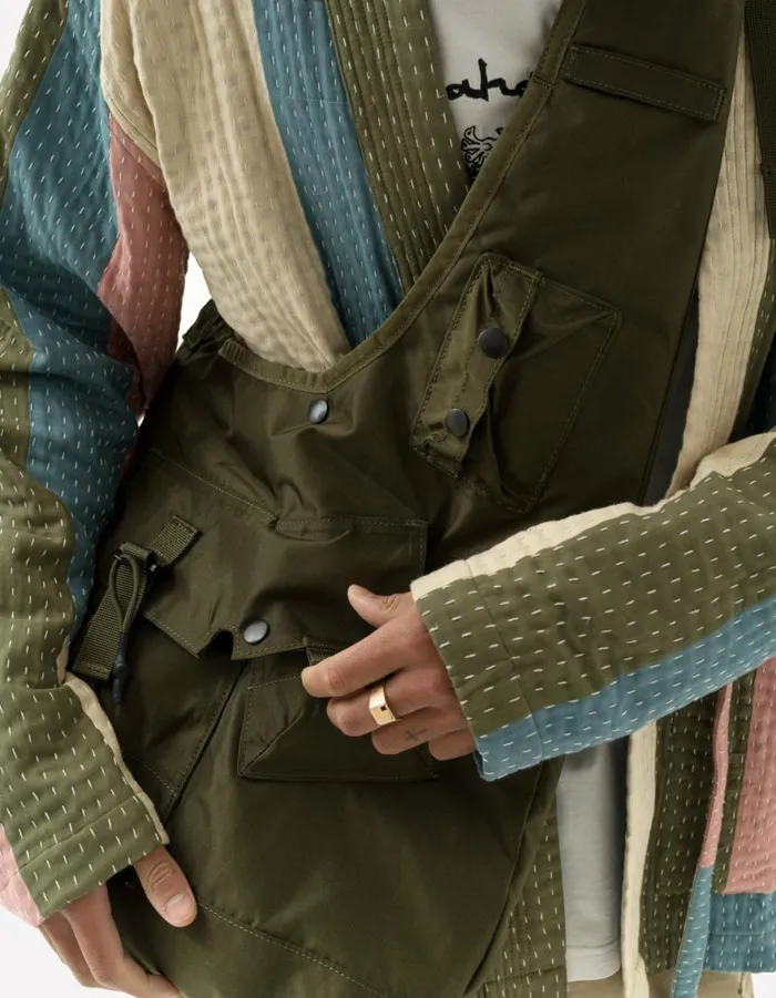Maharishi Bags 1113 Maha MALICE Monk Sling Bag Olive 8211 Men