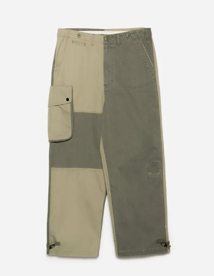 Maharishi Cargo Pants 6026 Maha Boro Deck Pants OliveSand 8211 Men