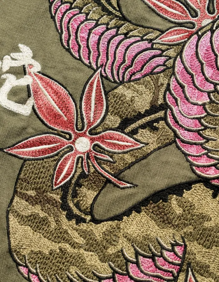 Maharishi Hakama Pants 6008 Cobra Asym Cargo Hakama Pants Olive OG107F 8211 Men