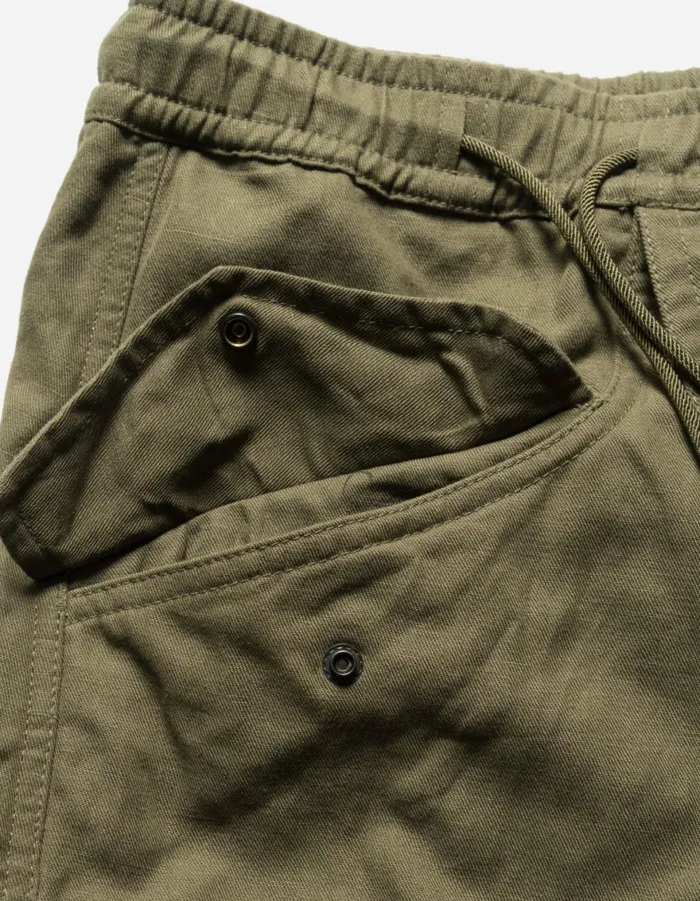 Maharishi Hakama Pants 6008 Cobra Asym Cargo Hakama Pants Olive OG107F 8211 Men