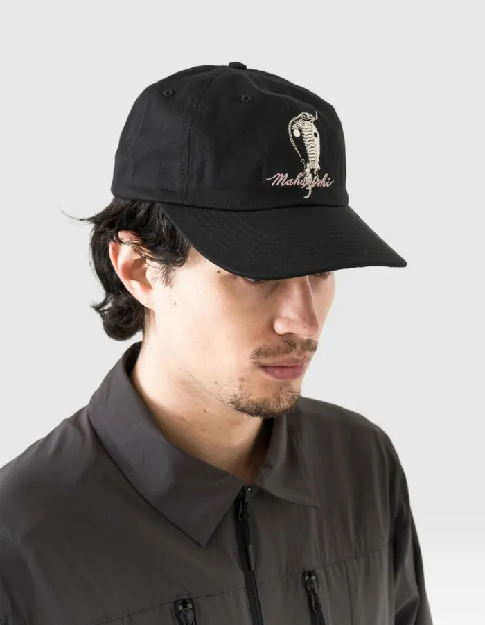 Maharishi Hats 1454 Year Of The Snake 6 Panel Cap Black 8211 Men