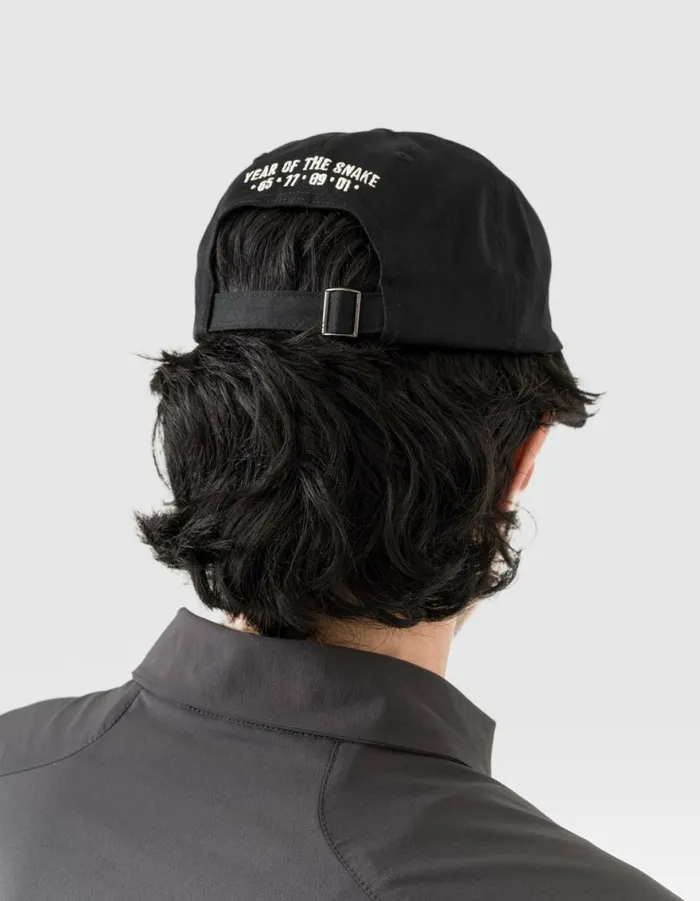Maharishi Hats 1454 Year Of The Snake 6 Panel Cap Black 8211 Men