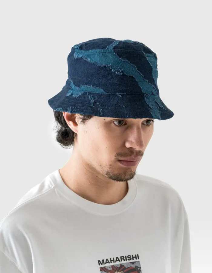 Maharishi Hats 6063 Bonsai Bucket Hat Indigo 8211 Men