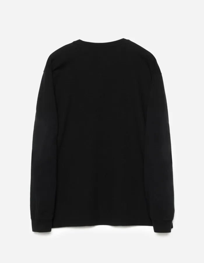 Maharishi Long Sleeve TShirts 1490 Tiger Dragon Miltype LS TShirt Black 8211 Men