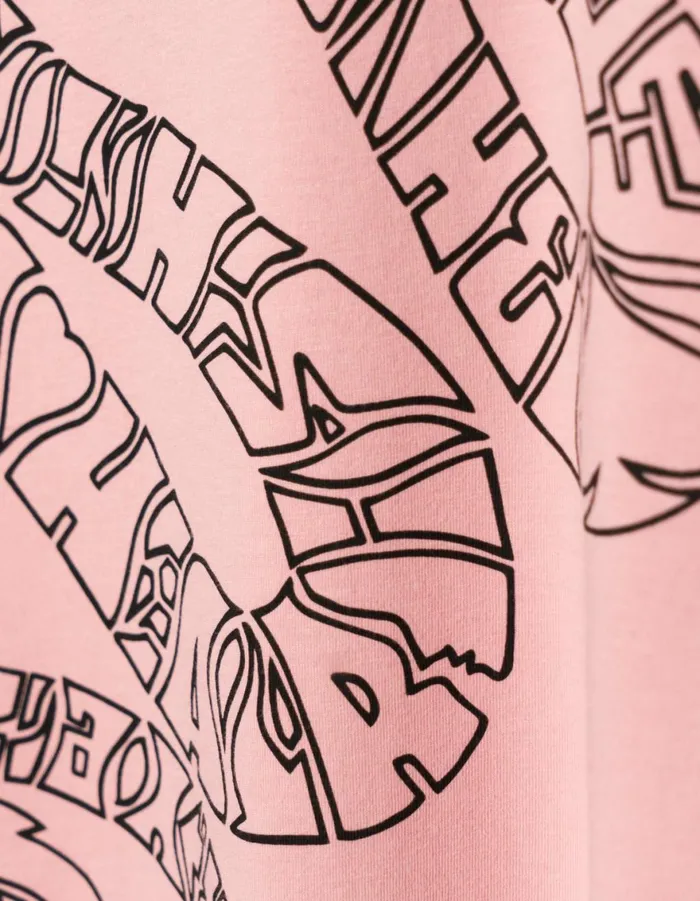 Maharishi Short Sleeve TShirts 1464 Kay One Year Of The Snake TShirt Pink 8211 Men