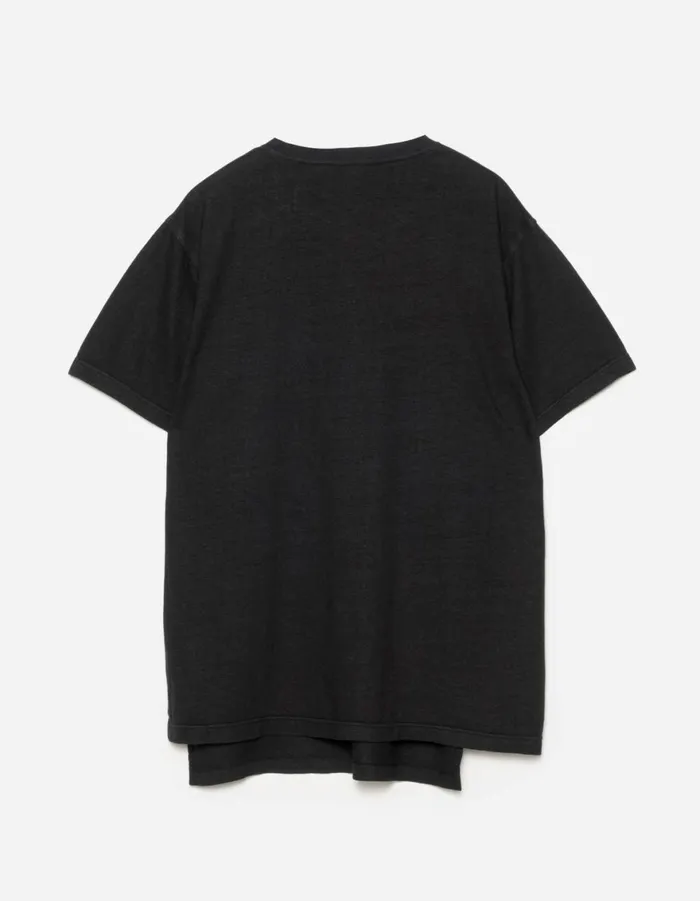 Maharishi Short Sleeve TShirts 6000 Monk Organic Hemp TShirt Black 8211 Men