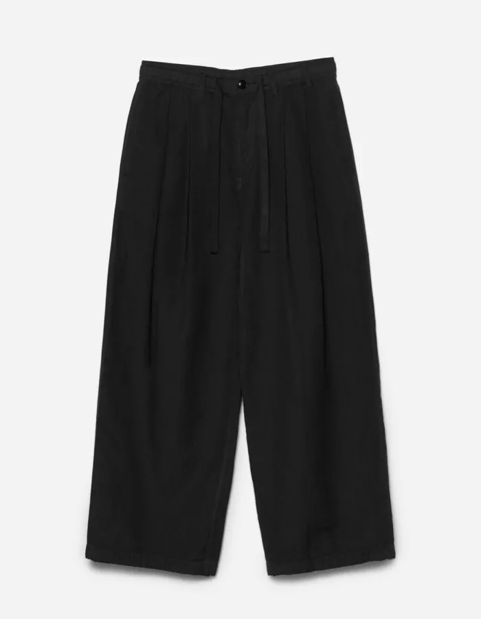 Maharishi Track Pants 6081 Hemp Pleated Track Pants Black 8211 Men