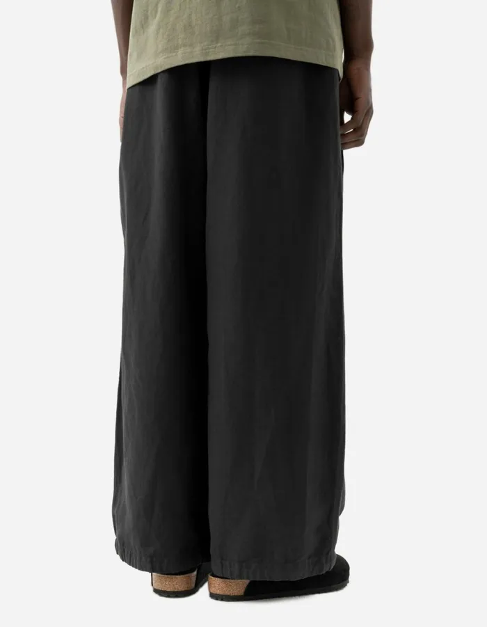 Maharishi Track Pants 6081 Hemp Pleated Track Pants Black 8211 Men