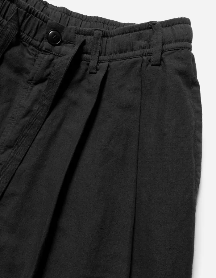 Maharishi Track Pants 6081 Hemp Pleated Track Pants Black 8211 Men