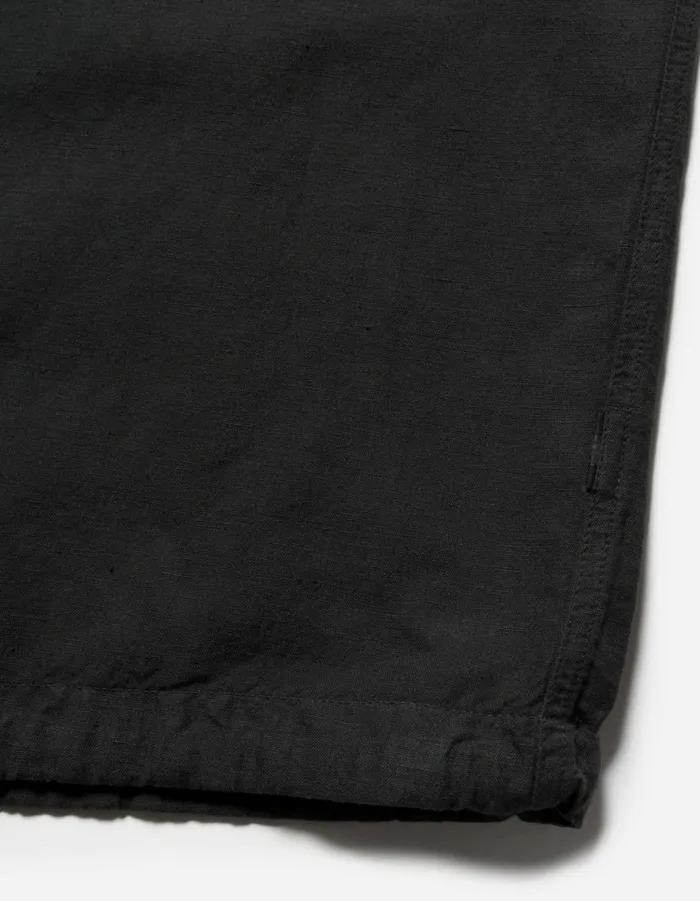 Maharishi Track Pants 6081 Hemp Pleated Track Pants Black 8211 Men