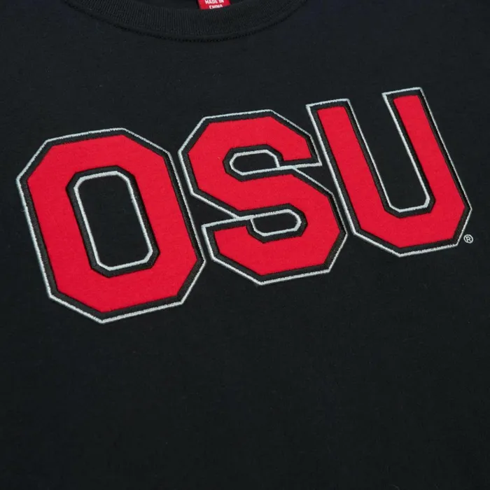 Men039s Collegiate Mitchell and Ness Color Blocked SS Tee Ohio State Men039s Collegiate Mitchell and Ness Color Blocked SS Tee Ohio State