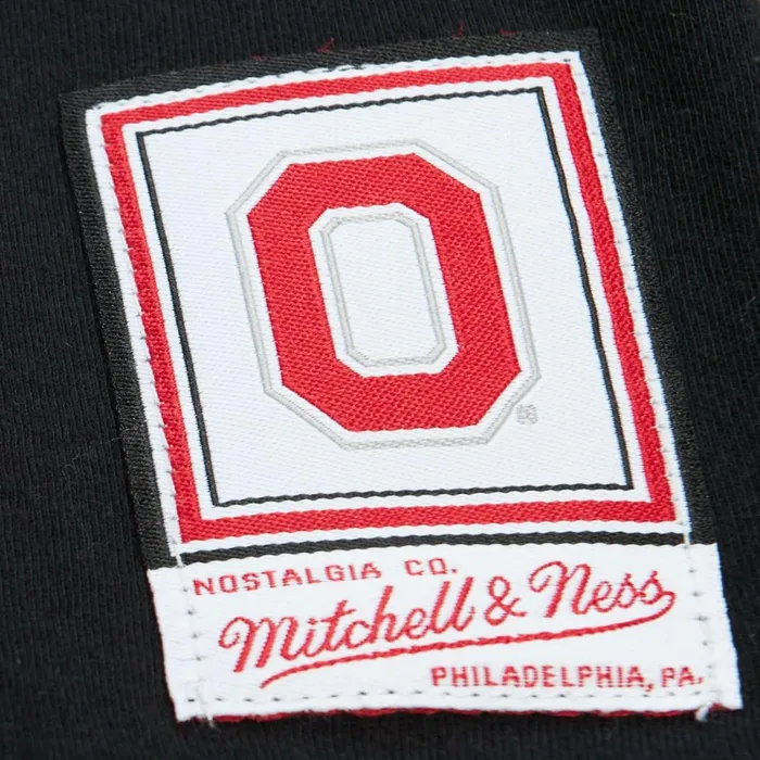 Men039s Collegiate Mitchell and Ness Color Blocked SS Tee Ohio State Men039s Collegiate Mitchell and Ness Color Blocked SS Tee Ohio State
