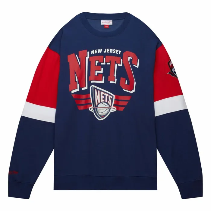 Men039s Hoodies and Sweatshirts Mitchell and Ness All Over Crew 30 New Jersey Nets Men039s Hoodies and Sweatshirts Mitchell and Ness All Over Crew 30 New Jersey Nets